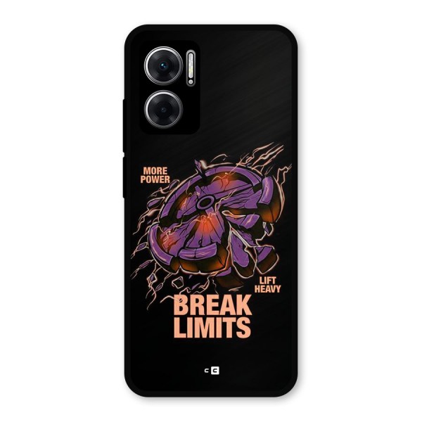 Break Limits Metal Back Case for Redmi 11 Prime 5G