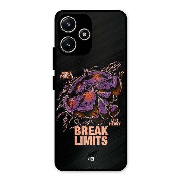 Break Limits Metal Back Case for Redmi 12 5G