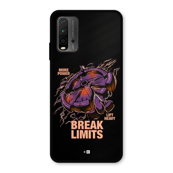 Break Limits Metal Back Case for Redmi 9 Power