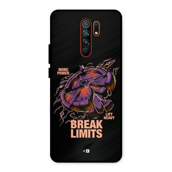 Break Limits Metal Back Case for Redmi 9 Prime