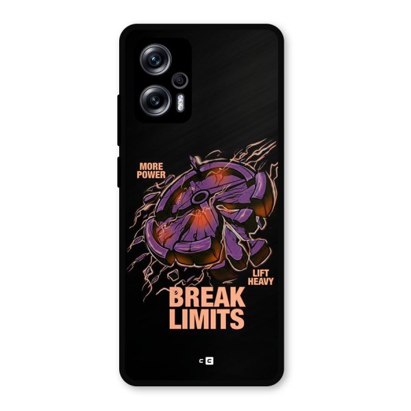 Break Limits Metal Back Case for Redmi K50i