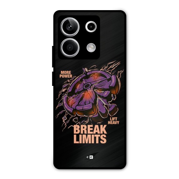 Break Limits Metal Back Case for Redmi Note 13 5G