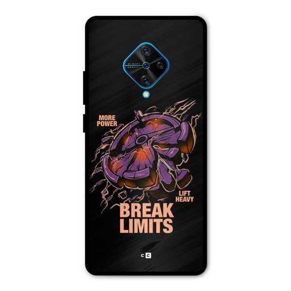 Break Limits Metal Back Case for Vivo S1 Pro