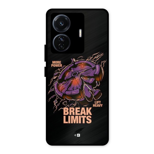 Break Limits Metal Back Case for Vivo T1 Pro