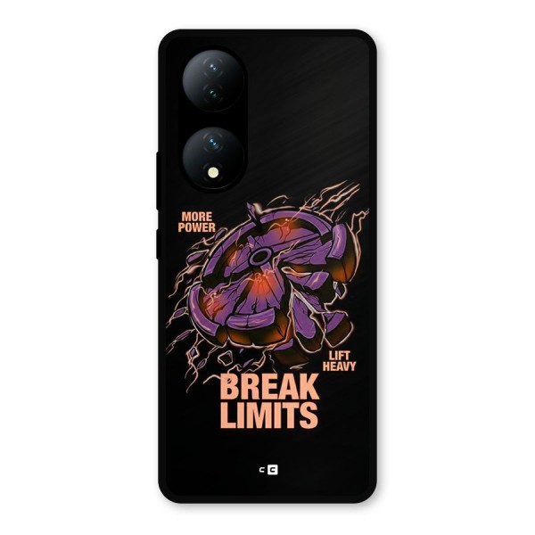 Break Limits Metal Back Case for Vivo T2