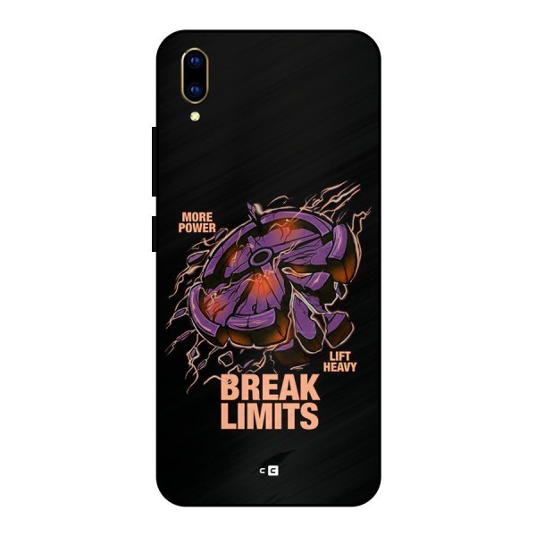 Break Limits Metal Back Case for Vivo V11 Pro