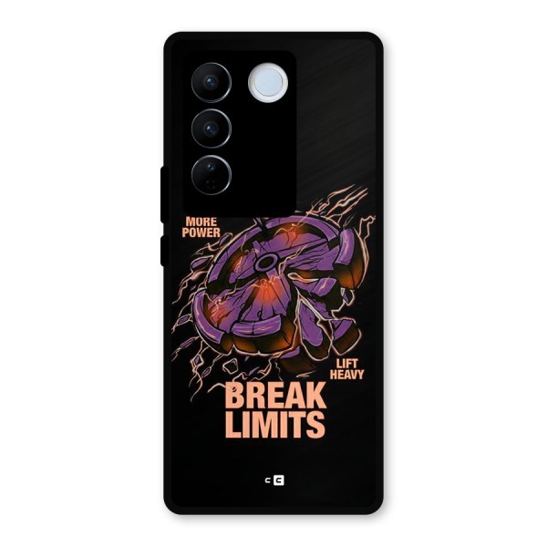 Break Limits Metal Back Case for Vivo V27 Pro