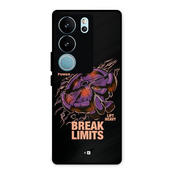 Break Limits Metal Back Case for Vivo V29 Pro