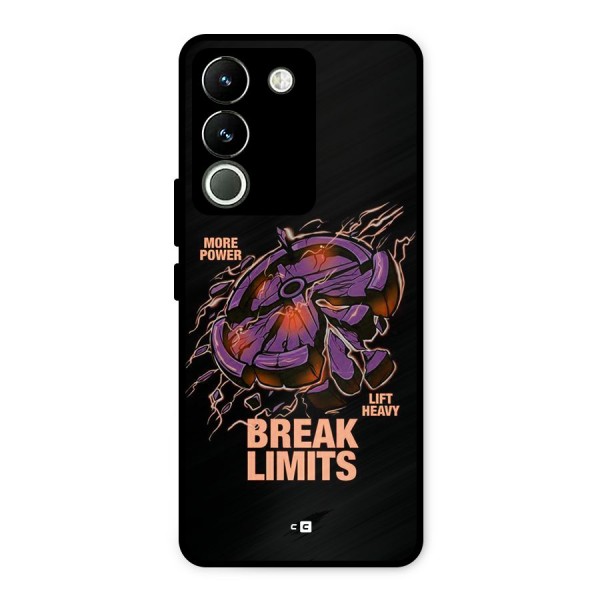 Break Limits Metal Back Case for Vivo Y200