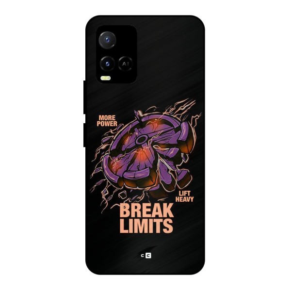 Break Limits Metal Back Case for Vivo Y21