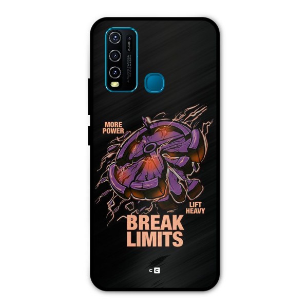 Break Limits Metal Back Case for Vivo Y30