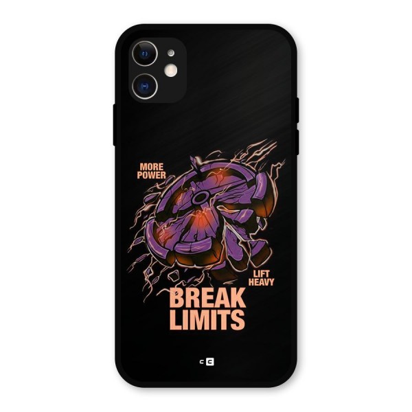 Break Limits Metal Back Case for iPhone 11