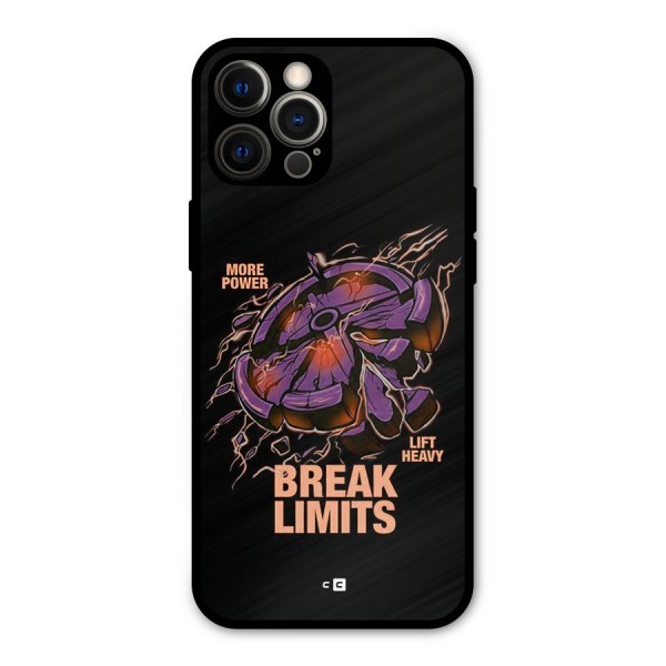 Break Limits Metal Back Case for iPhone 12 Pro Max