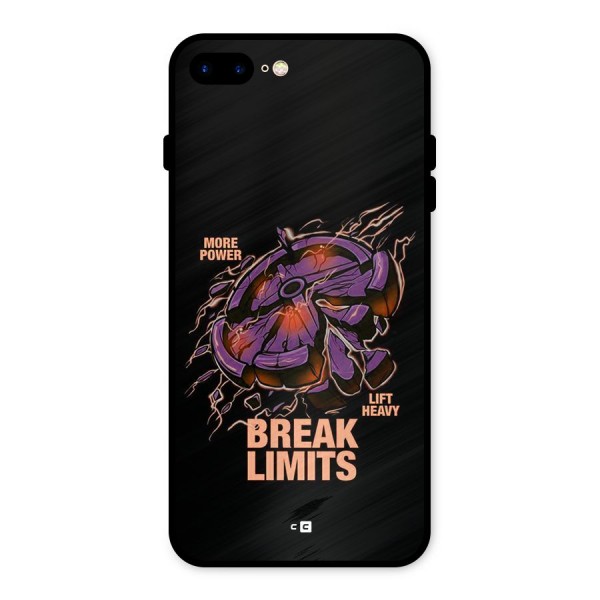 Break Limits Metal Back Case for iPhone 8 Plus