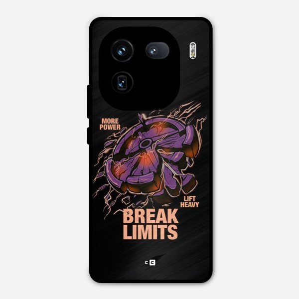 Break Limits Metal Back Case for iQOO 12