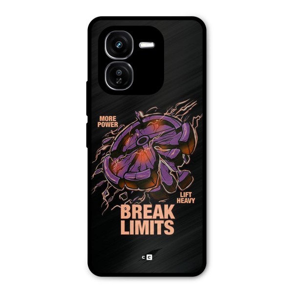 Break Limits Metal Back Case for iQOO Z9x