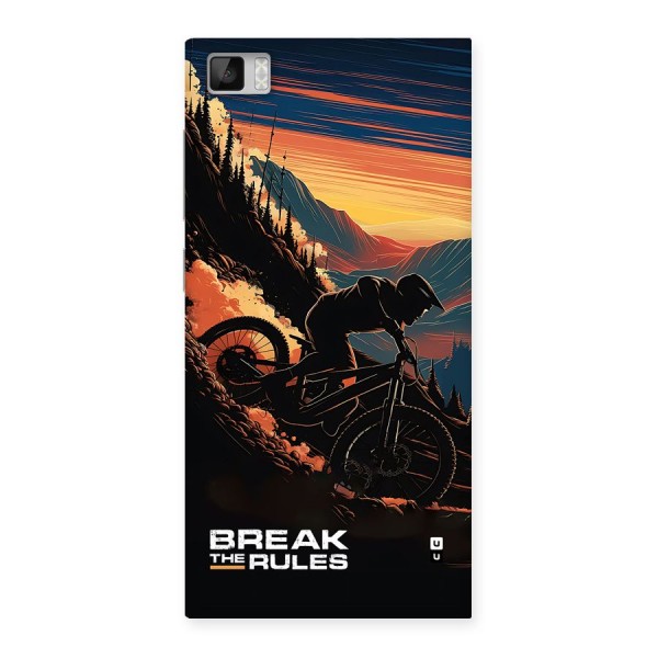 Break The Rules Back Case for Mi3