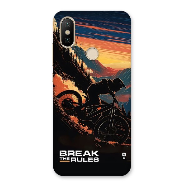 Break The Rules Back Case for Mi A2