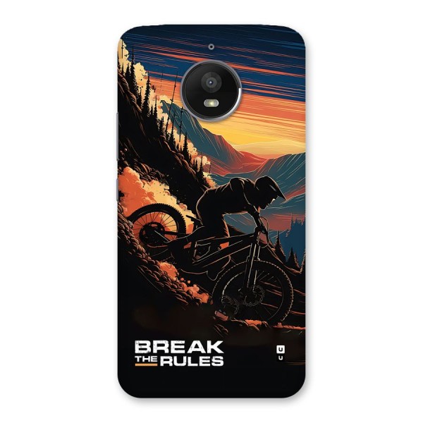 Break The Rules Back Case for Moto E4 Plus