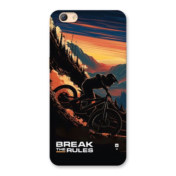 Break The Rules Back Case for Oppo F3 Plus