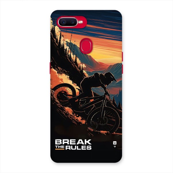 Break The Rules Back Case for Oppo F9 Pro