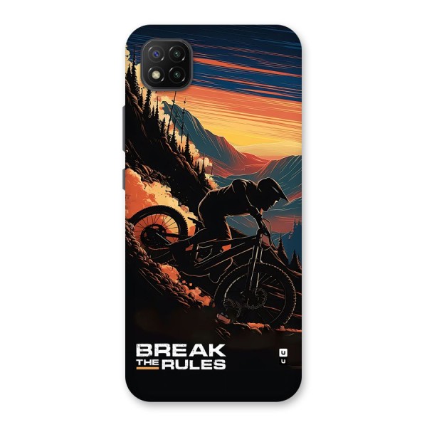 Break The Rules Back Case for Poco C3