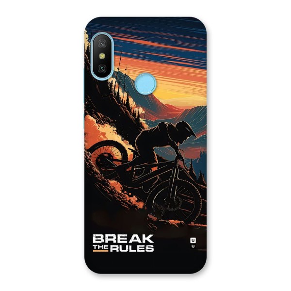 Break The Rules Back Case for Redmi 6 Pro