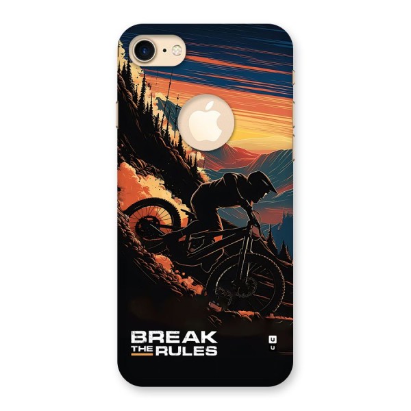 Break The Rules Back Case for iPhone 8 Logo Cut