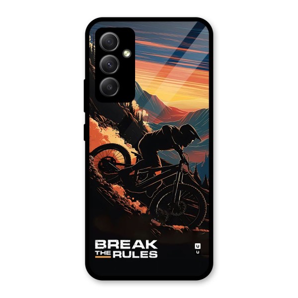 Break The Rules Glass Back Case for Galaxy A34