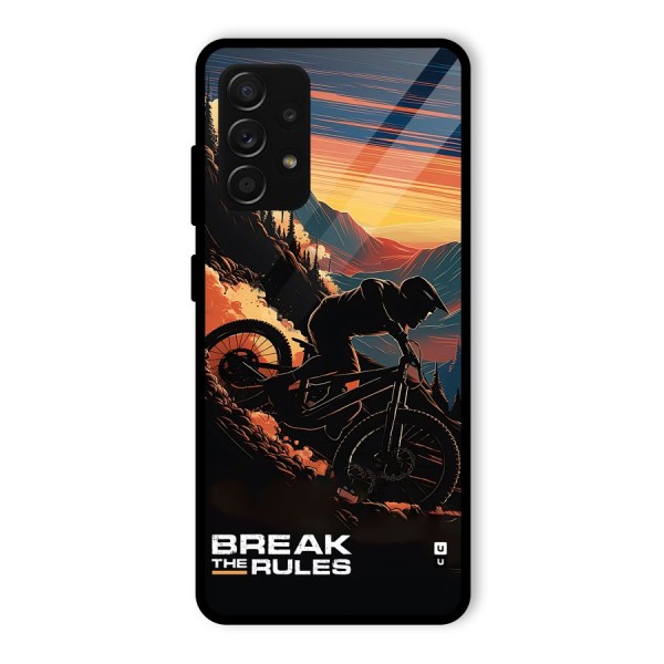 Break The Rules Glass Back Case for Galaxy A53 5G