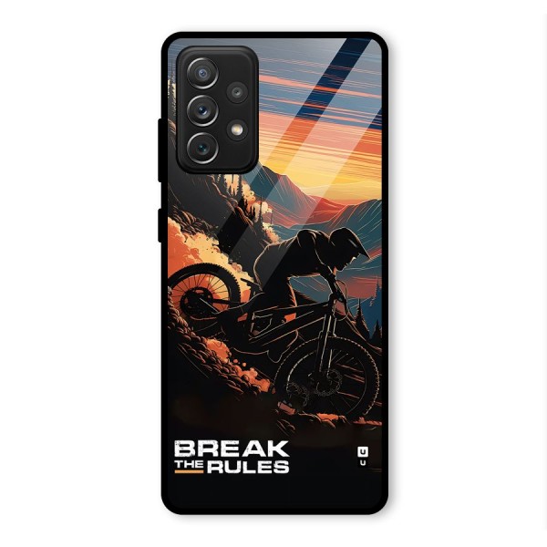 Break The Rules Glass Back Case for Galaxy A72