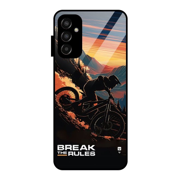 Break The Rules Glass Back Case for Galaxy F13