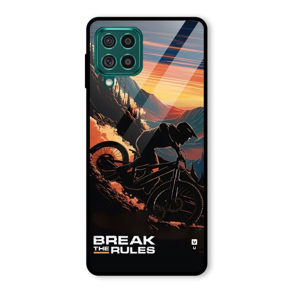 Break The Rules Glass Back Case for Galaxy F62