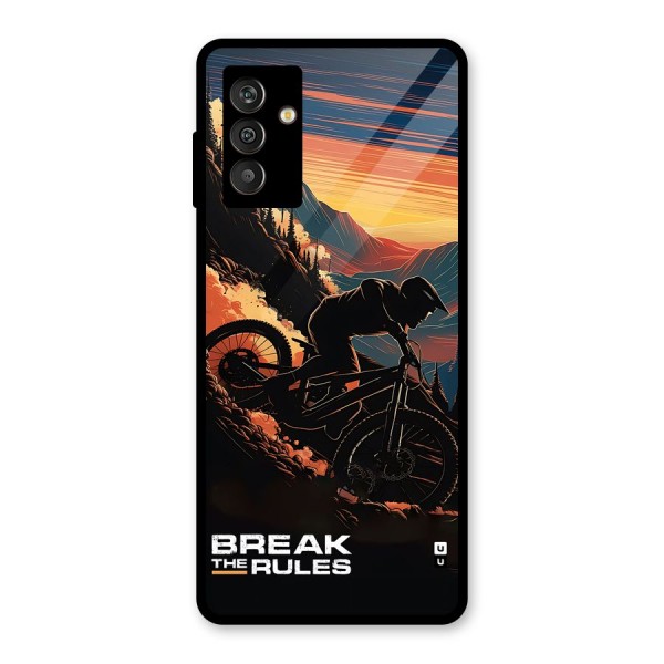 Break The Rules Glass Back Case for Galaxy M13