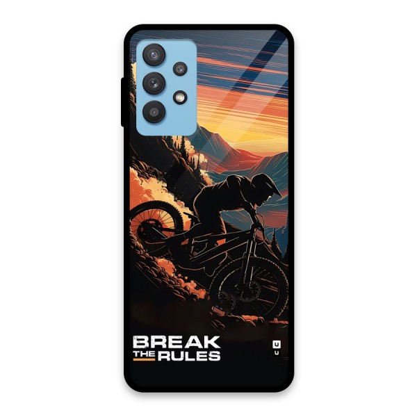 Break The Rules Glass Back Case for Galaxy M32 5G