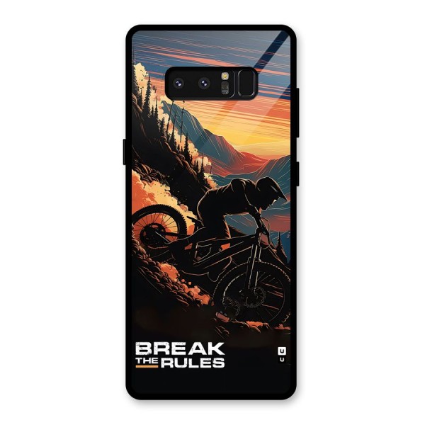 Break The Rules Glass Back Case for Galaxy Note 8