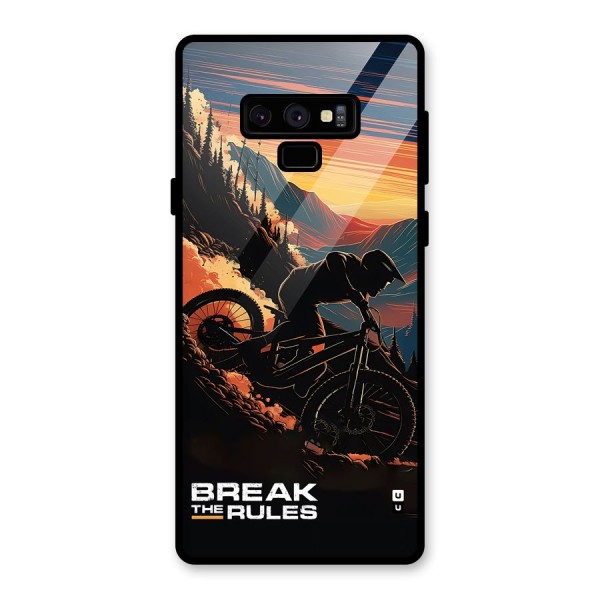 Break The Rules Glass Back Case for Galaxy Note 9