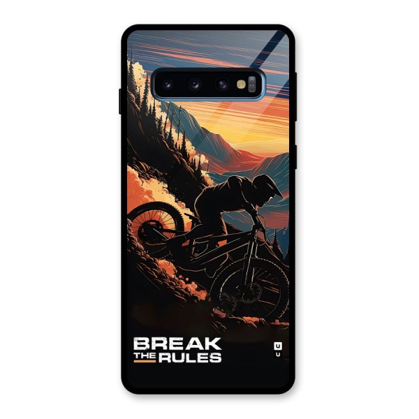 Break The Rules Glass Back Case for Galaxy S10