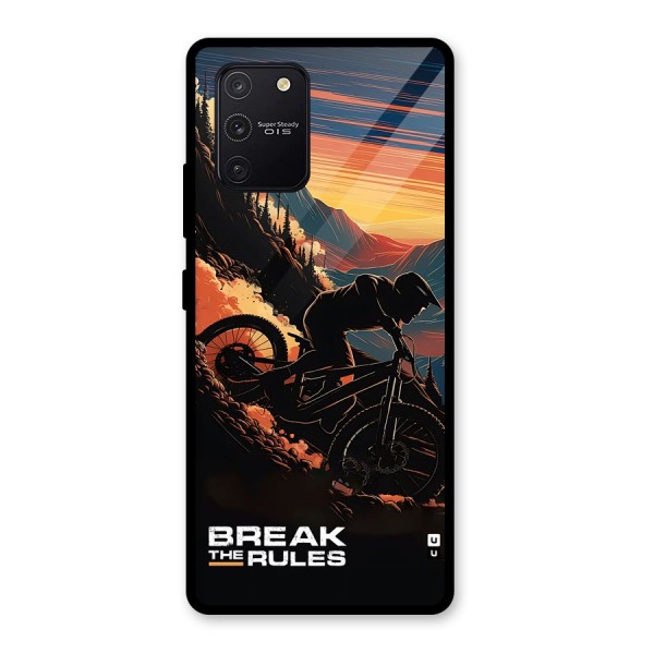 Break The Rules Glass Back Case for Galaxy S10 Lite