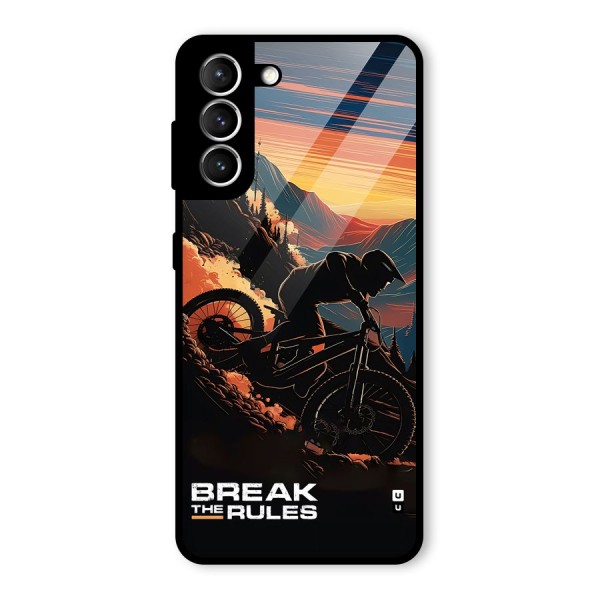 Break The Rules Glass Back Case for Galaxy S21 5G
