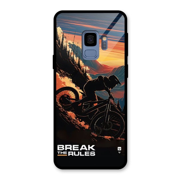 Break The Rules Glass Back Case for Galaxy S9