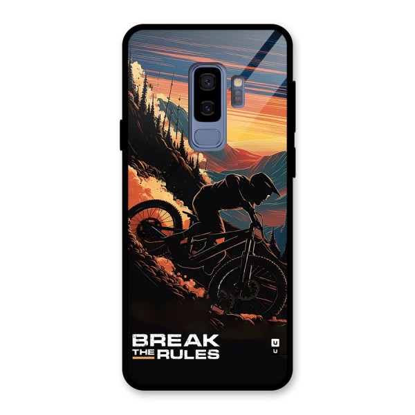 Break The Rules Glass Back Case for Galaxy S9 Plus