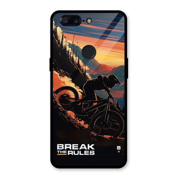 Break The Rules Glass Back Case for OnePlus 5T