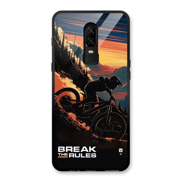 Break The Rules Glass Back Case for OnePlus 6