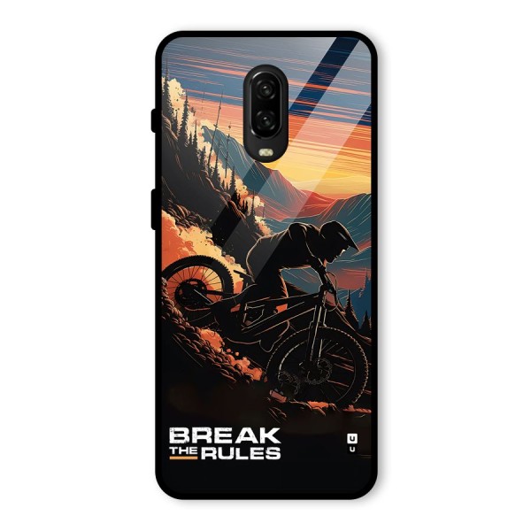 Break The Rules Glass Back Case for OnePlus 6T