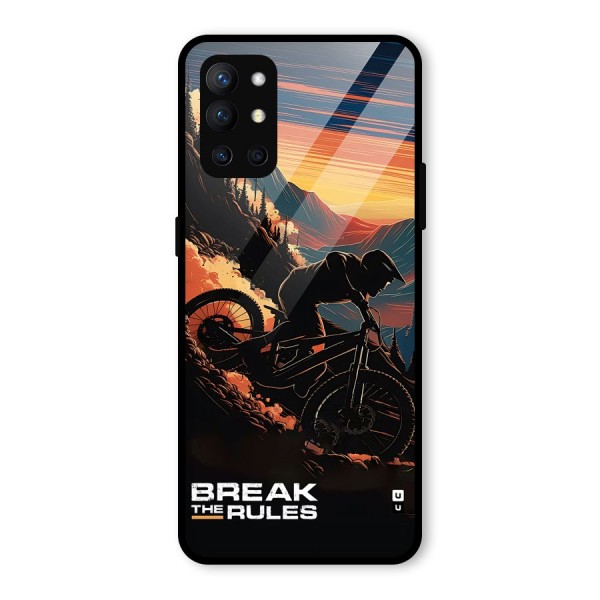 Break The Rules Glass Back Case for OnePlus 9R