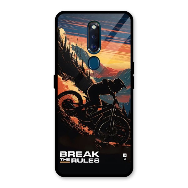 Break The Rules Glass Back Case for Oppo F11 Pro