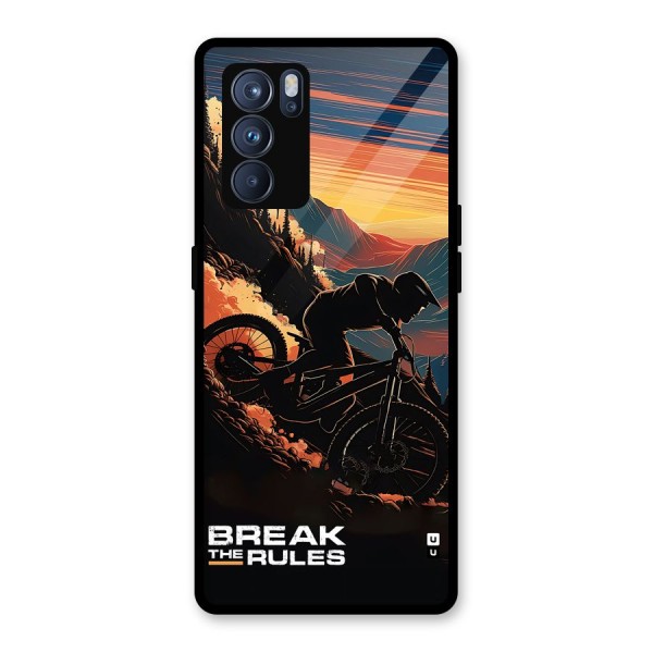 Break The Rules Glass Back Case for Oppo Reno6 Pro 5G