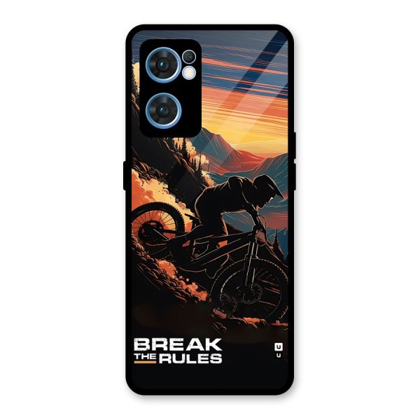 Break The Rules Glass Back Case for Oppo Reno7 5G