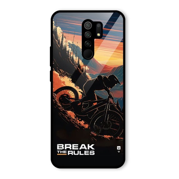 Break The Rules Glass Back Case for Poco M2